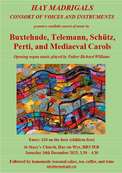 Christmas 2023 - Buxtehude, Telemann, Perti