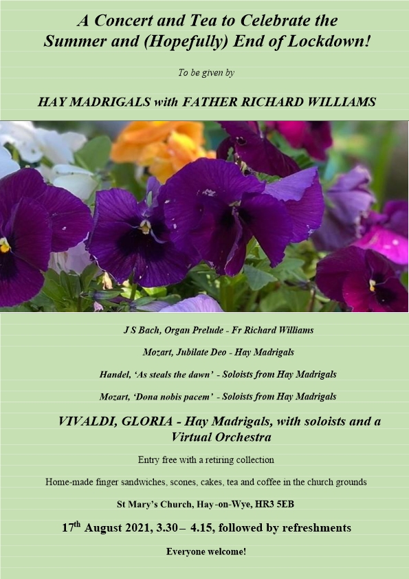 Summer 2021 - Mozart, Vivaldi, Bach, Handel